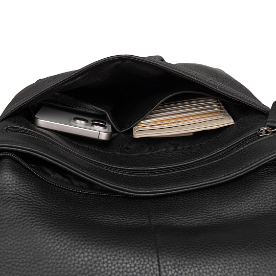 Рюкзак Dr.Koffer из натуральной кожи черный