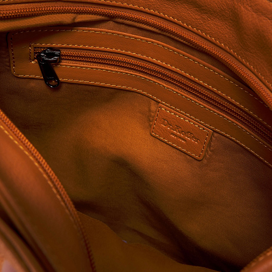 Женская сумка Dr.Koffer из натуральной кожи желтая