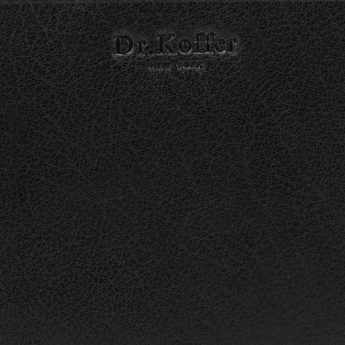 Портмоне Dr. Koffer из натуральной кожи черная