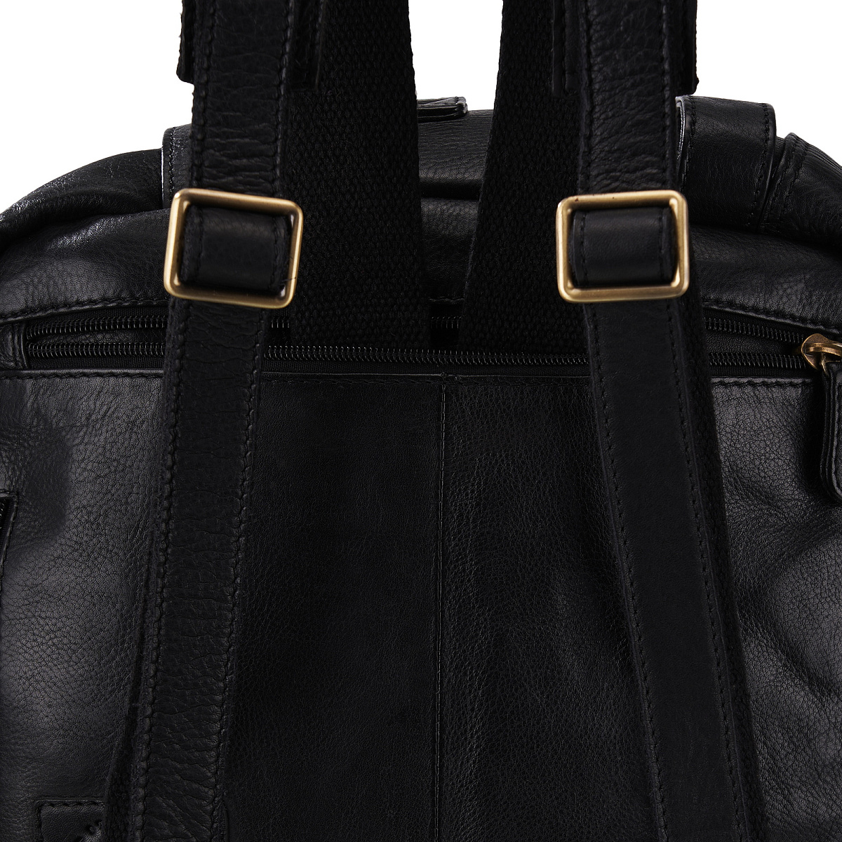 Деловая сумка Dr.Koffer из натуральной кожи черная