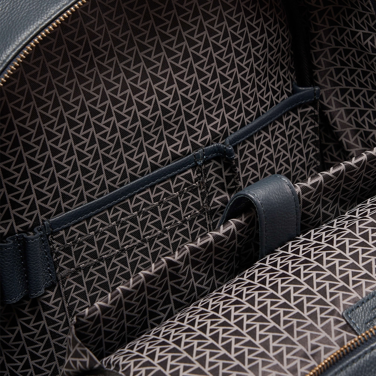 Рюкзак Dr.Koffer из натуральной кожи синий