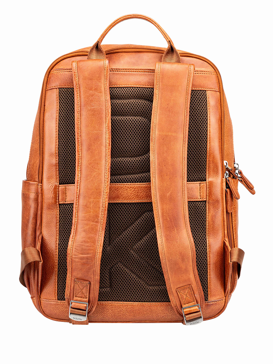Рюкзак Dr. Koffer из натуральной кожи светло-коричневый