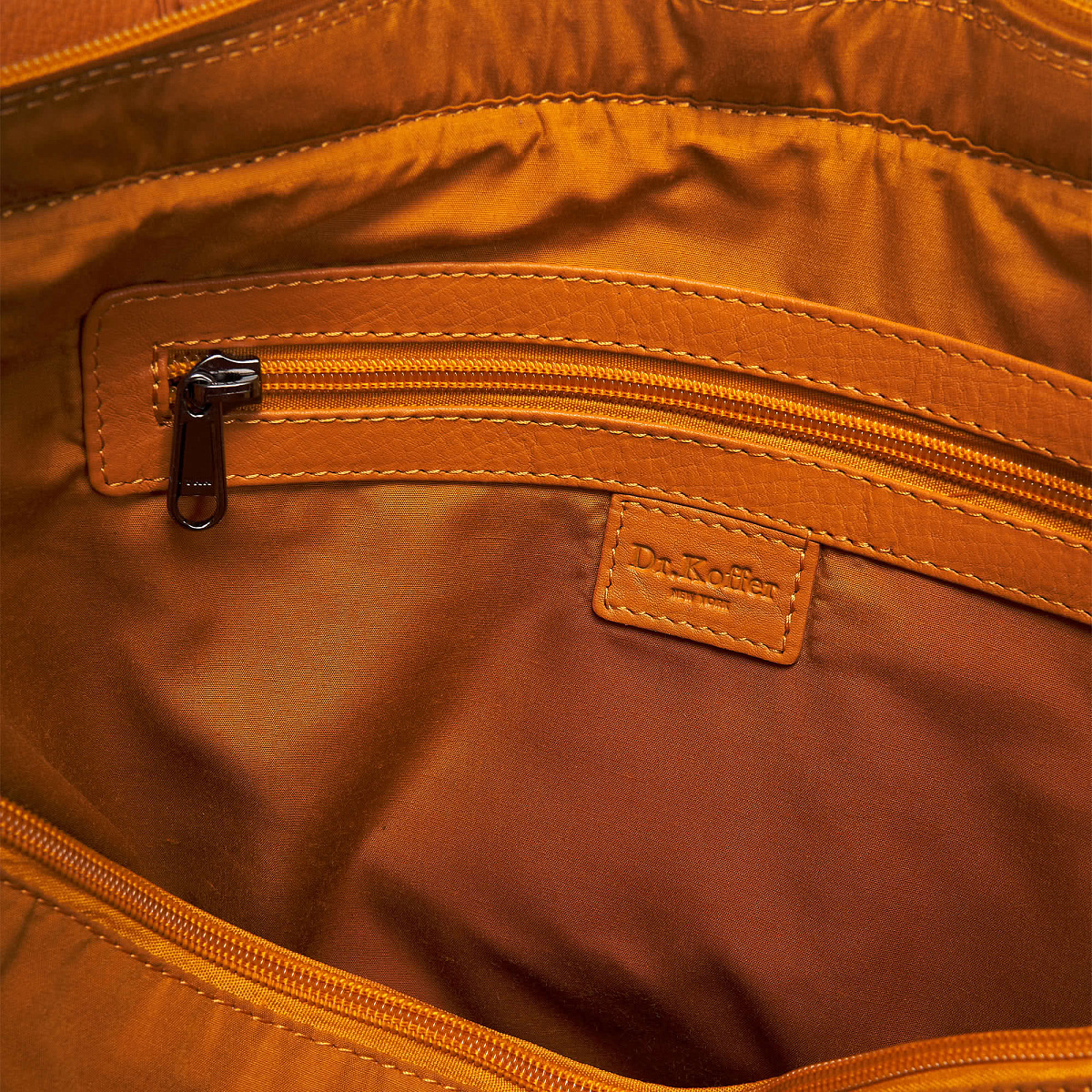 Женская сумка Dr.Koffer из натуральной кожи желтая