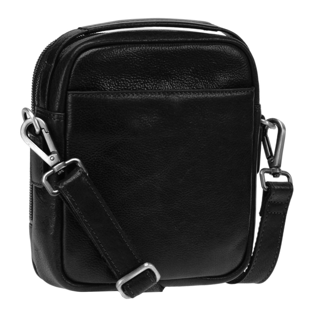 Сумка через плечо Dr.Koffer из натуральной кожи черная