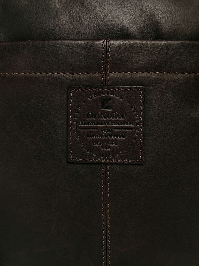 Сумка через плечо Dr.Koffer из натуральной кожи коричневая