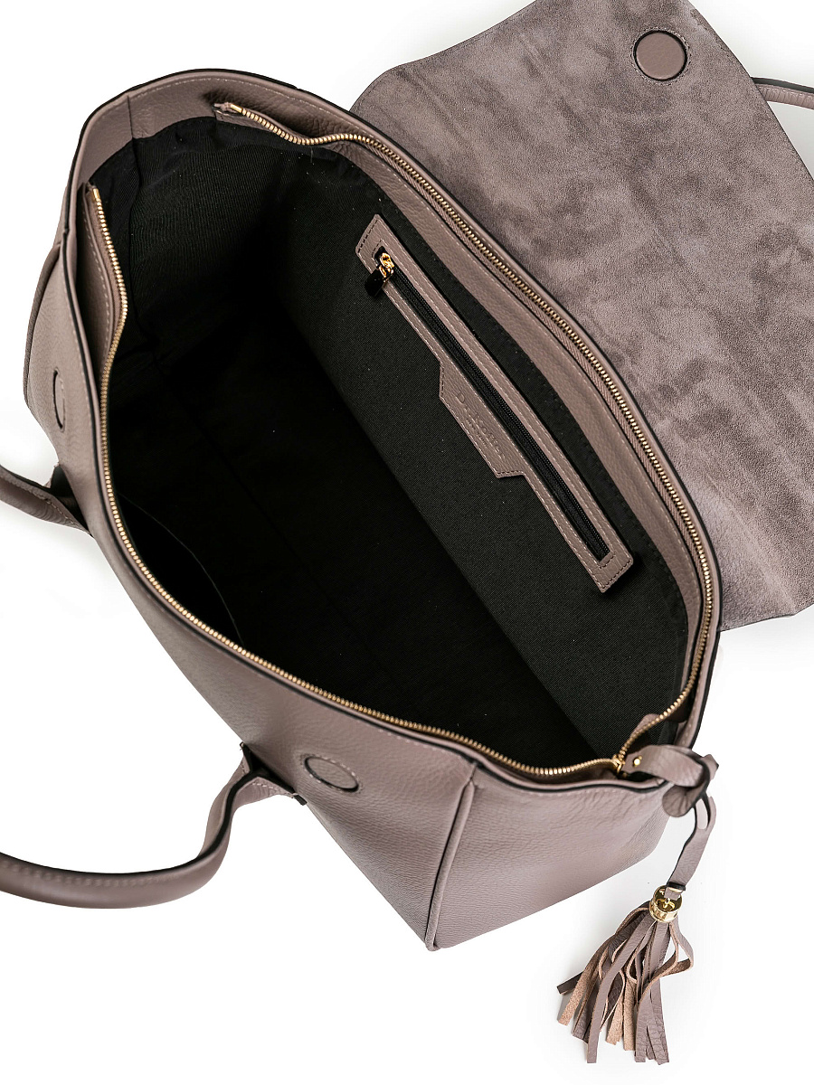 Женская сумка Dr.Koffer из натуральной кожи пыльная роза