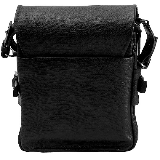 Сумка через плечо Dr.Koffer из натуральной кожи черная