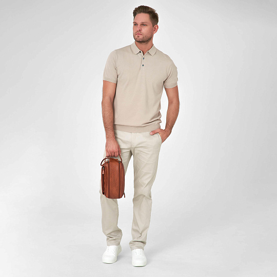 Несессер Dr.Koffer из натуральной кожи коричневый