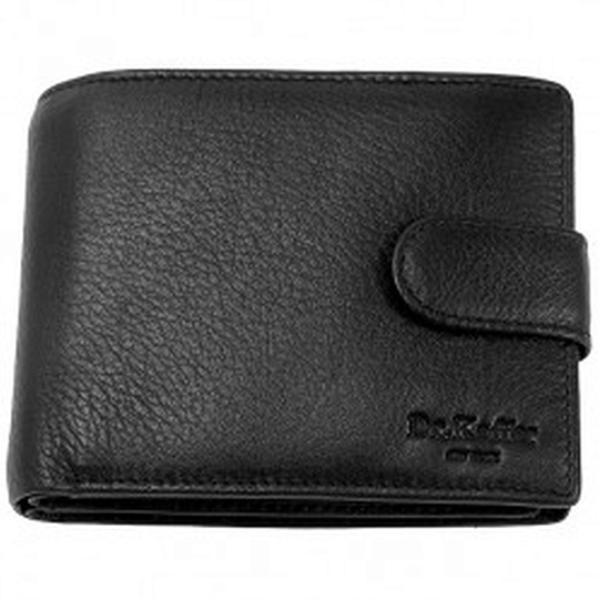 Портмоне Dr.Koffer из натуральной кожи черное