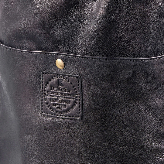 Рюкзак Dr.Koffer из натуральной кожи черный