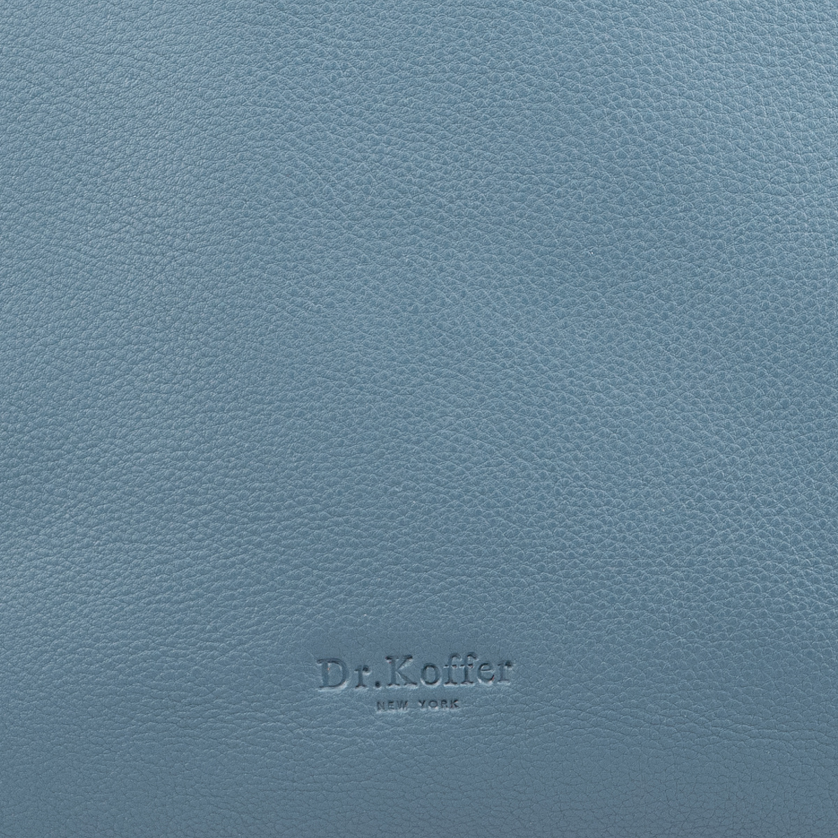 Женская сумка Dr.Koffer из натуральной кожи голубая