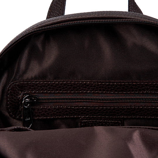 Рюкзак Dr.Koffer из натуральной кожи темно-коричневый