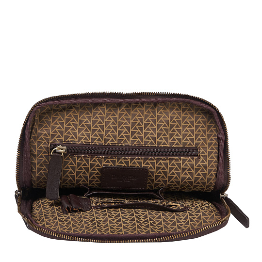 Сумка через плечо Dr.Koffer из натуральной кожи коричневая