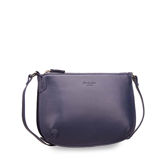 Женская сумка Dr.Koffer из натуральной кожи фиолетовая