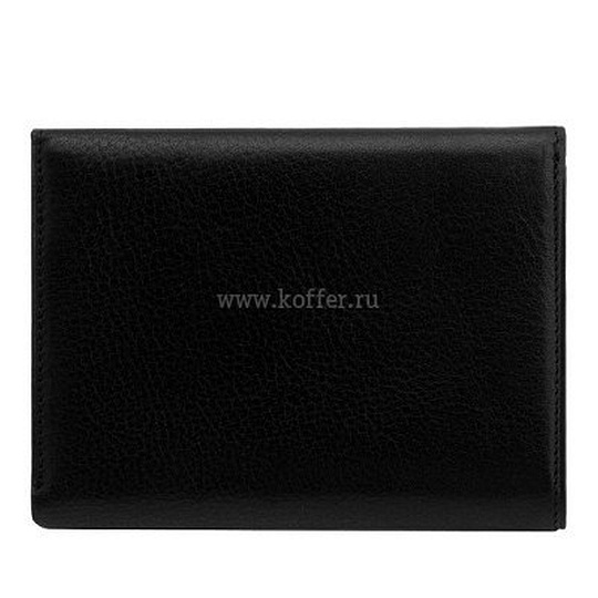 Портмоне Dr.Koffer из натуральной кожи черное