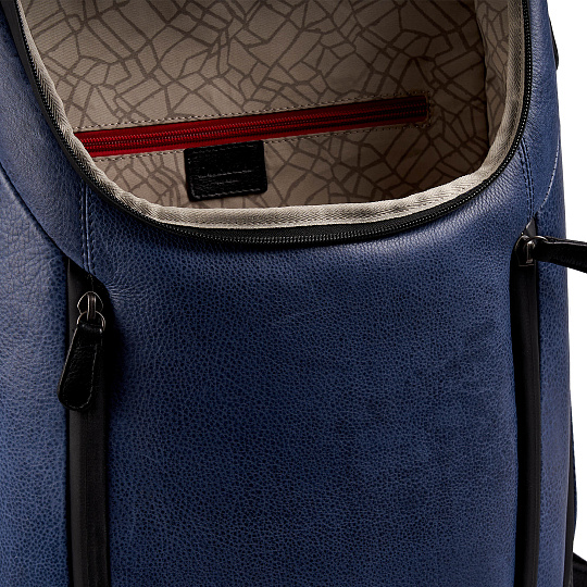 Рюкзак Dr.Koffer из натуральной кожи синий