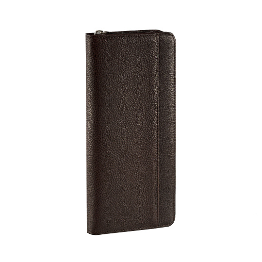 Портмоне Dr.Koffer из натуральной кожи коричневое