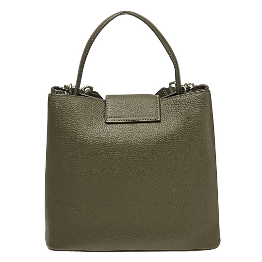 Сумка Dr.Koffer из натуральной кожи зеленая