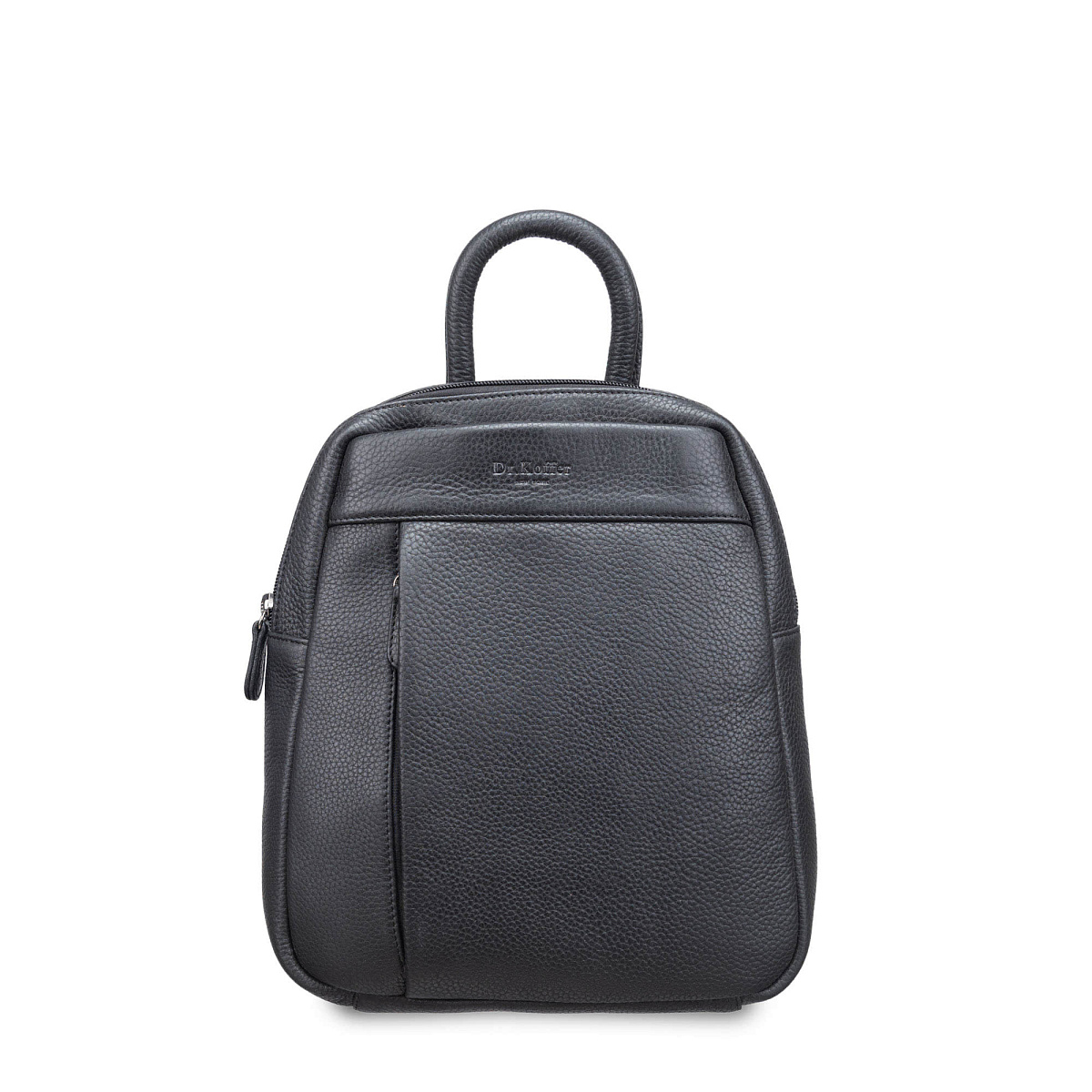 Рюкзак Dr.Koffer из натуральной кожи черный