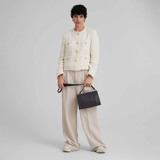 Женская сумка Dr. Koffer из натуральной кожи фиолетовая