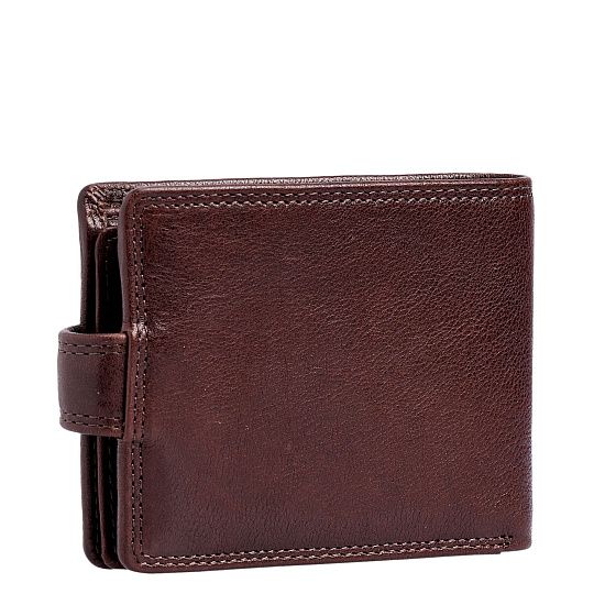 Портмоне Dr.Koffer из натуральной кожи коричневое
