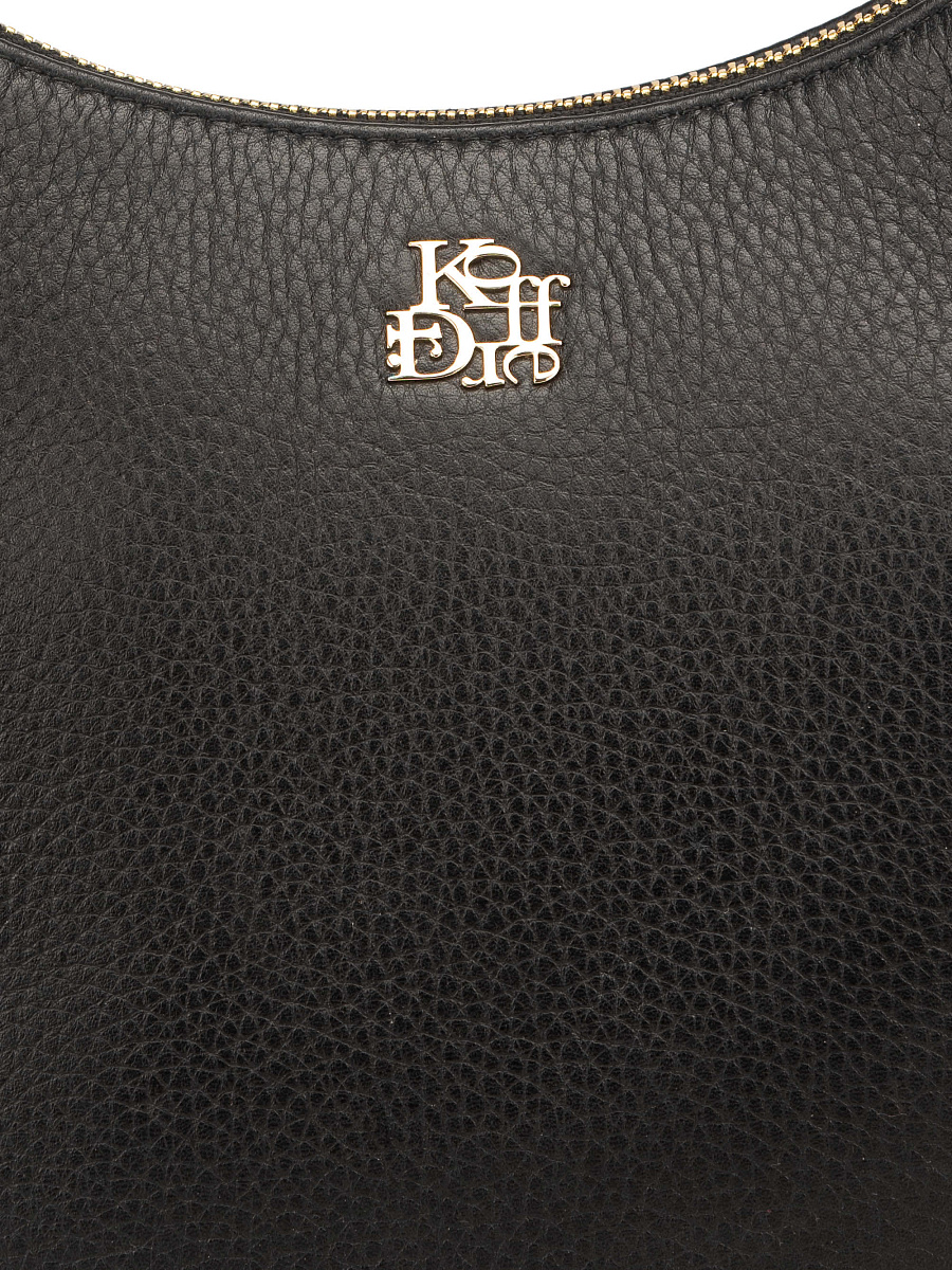 Женская сумка Dr. Koffer из натуральной кожи черная