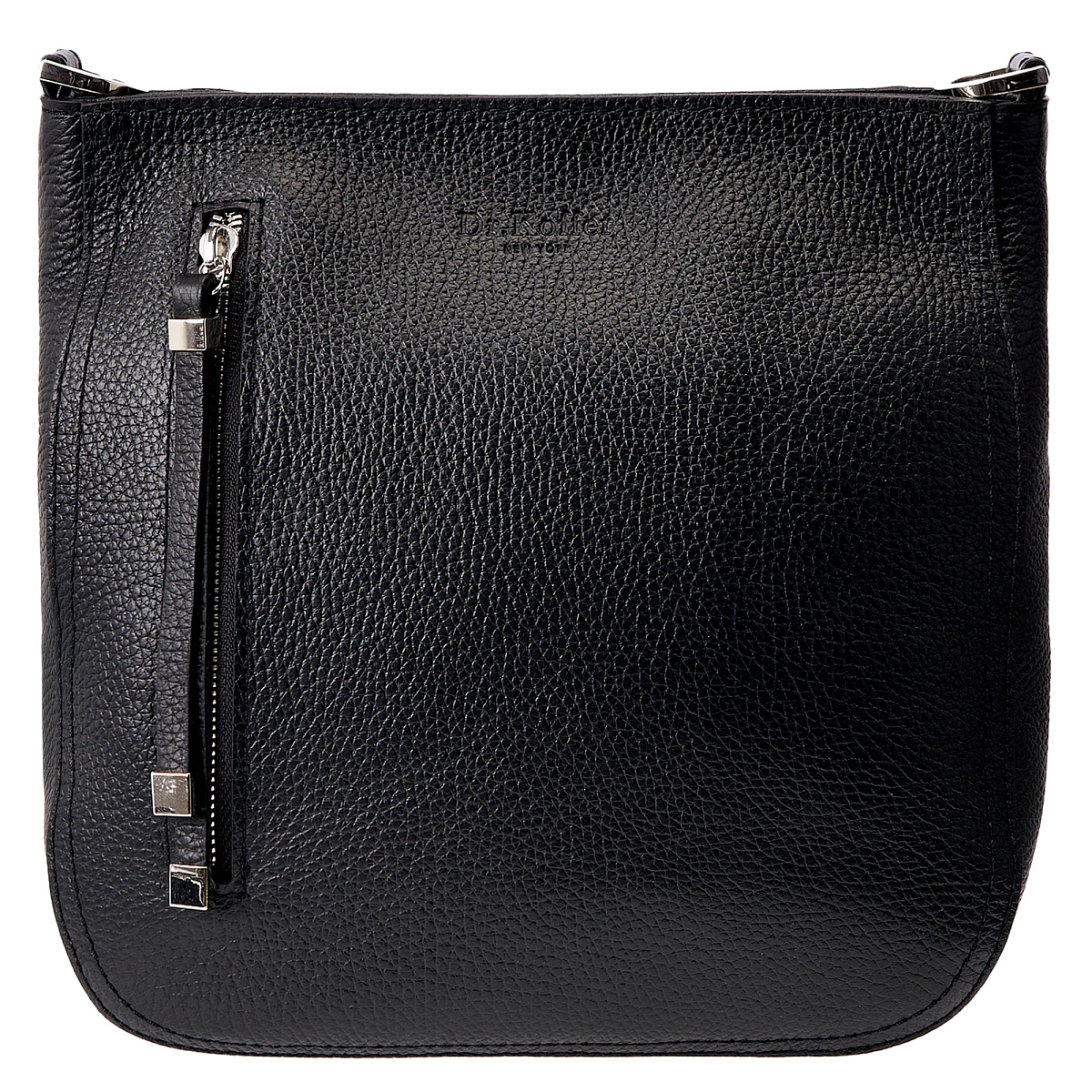 Женская сумка Dr. Koffer из натуральной кожи черная