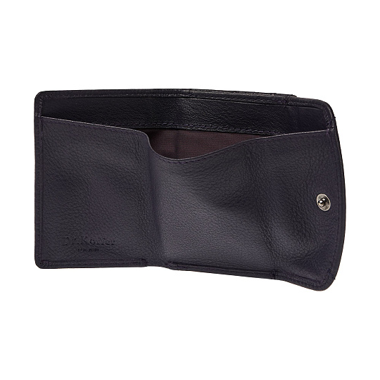 Портмоне Dr.Koffer из натуральной кожи фиолетовое