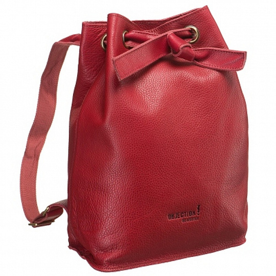 Женский красный рюкзак-трансформер из натуральной кожи в стиле "авангард" Dr.Koffer T9096-7-12