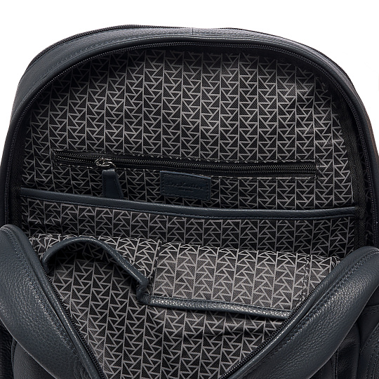 Рюкзак Dr.Koffer из натуральной кожи синий