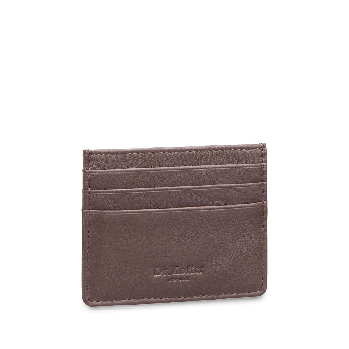 Кредитница Dr.Koffer из натуральной кожи коричневая