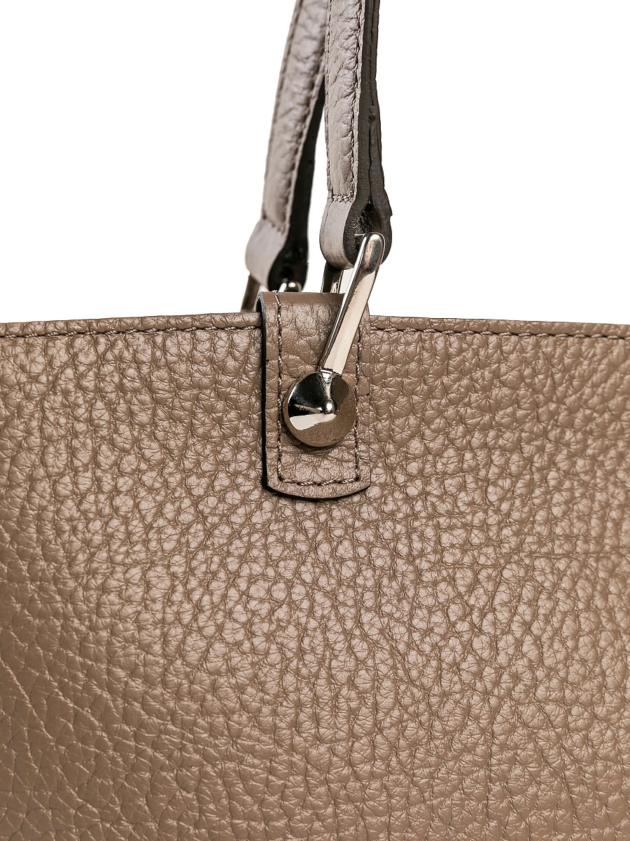 Женская сумка Dr. Koffer из натуральной кожи коричневая