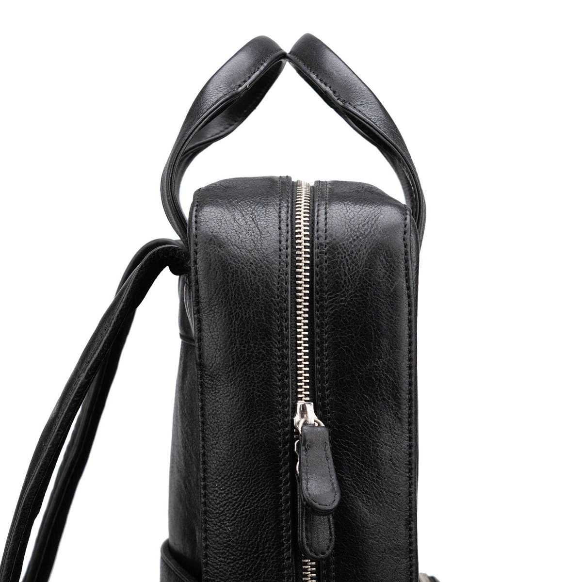 Рюкзак Dr.Koffer из натуральной кожи черный