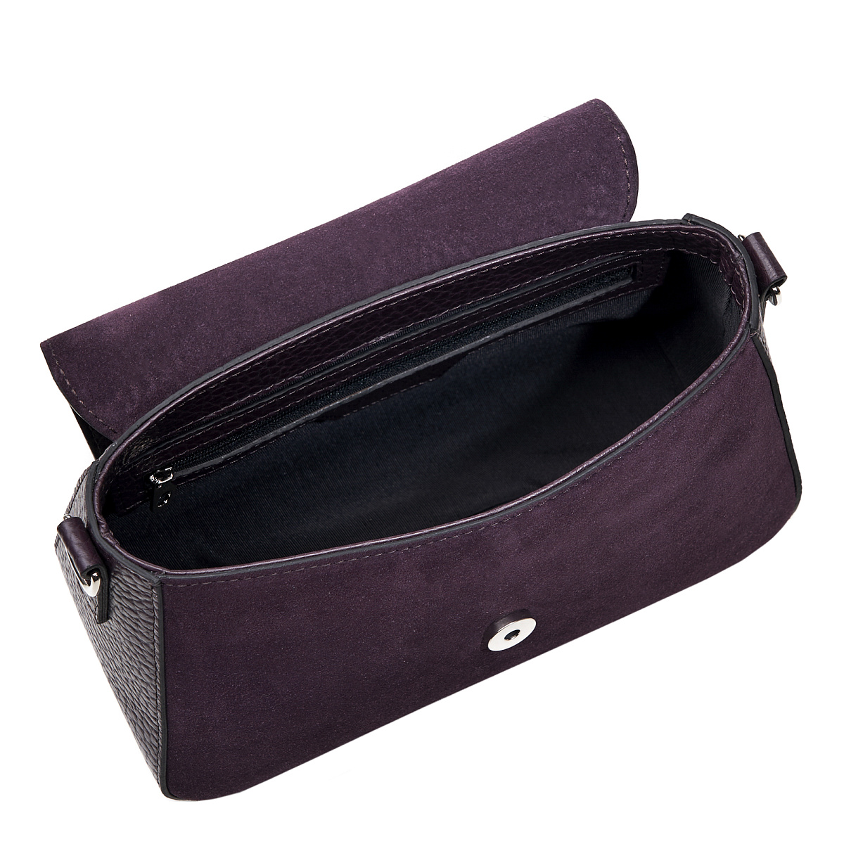 Женская сумка Dr. Koffer из натуральной кожи фиолетовая