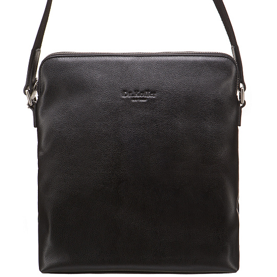 Сумка через плечо Dr.Koffer из натуральной кожи черная