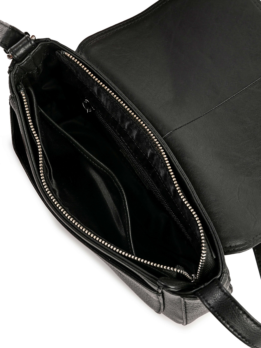 Женская сумка Dr.Koffer из натуральной кожи чёрная