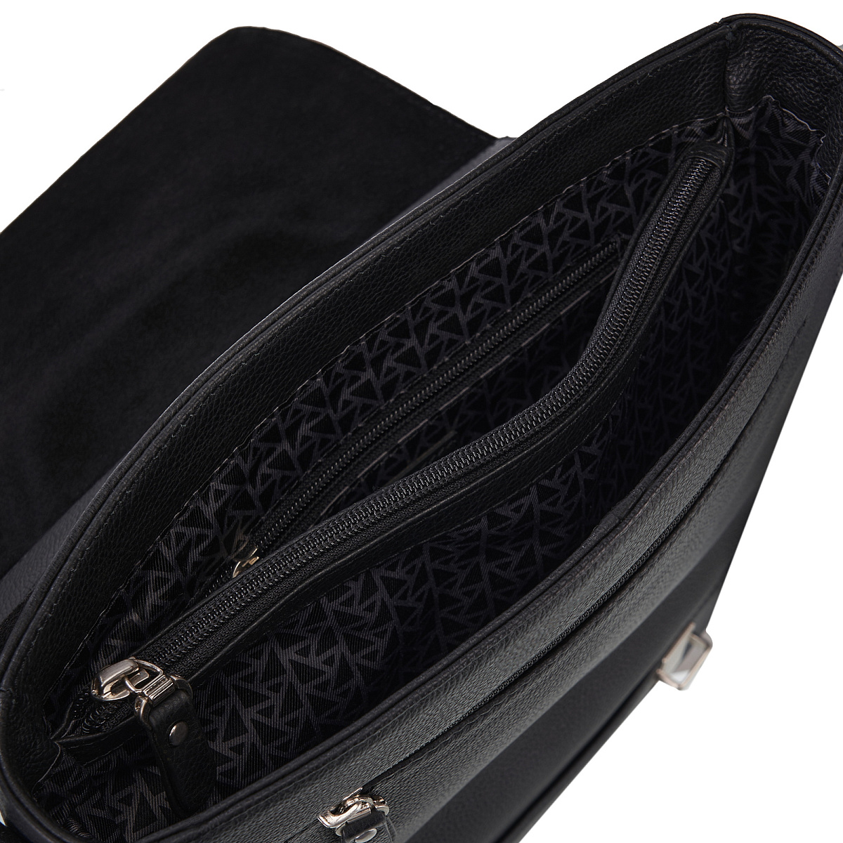 Деловая сумка Dr.Koffer из натуральной кожи черная