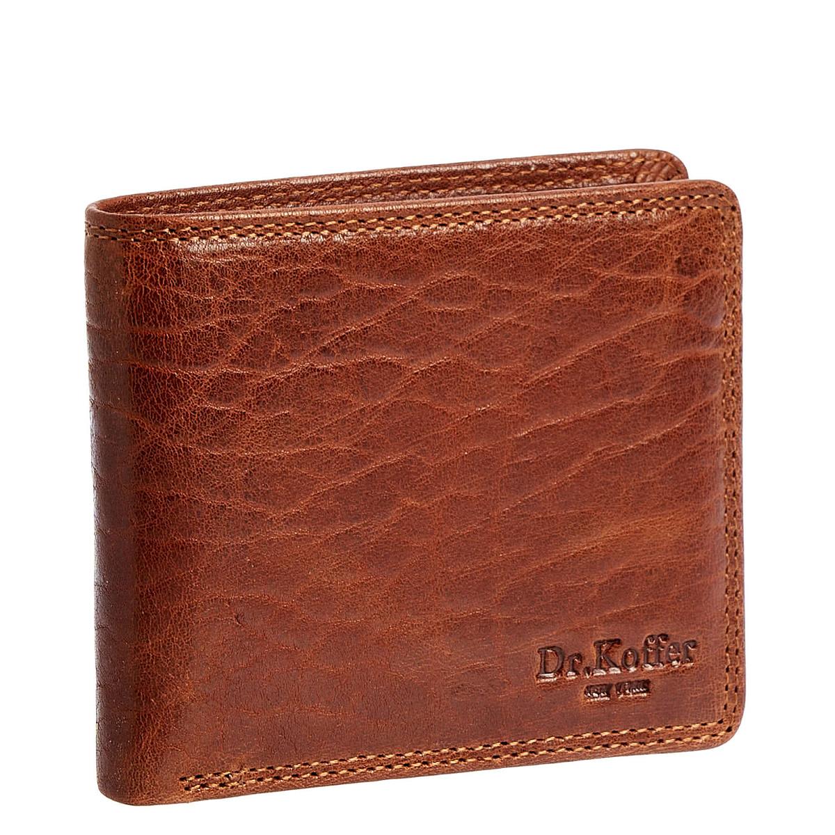 Портмоне Dr.Koffer из натуральной кожи светло-коричневое