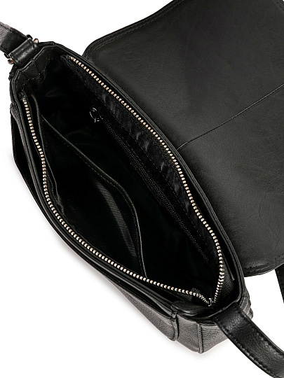 Женская сумка Dr.Koffer из натуральной кожи чёрная