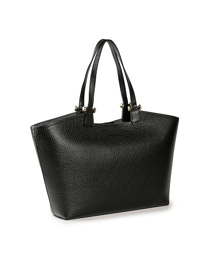 Женская сумка Dr. Koffer из натуральной кожи черная