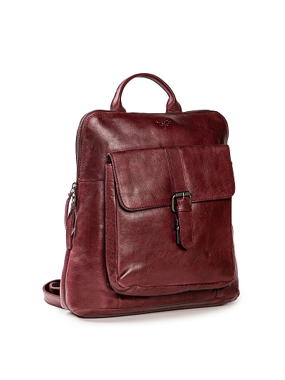 Рюкзак Dr.Koffer из натуральной кожи бордовый