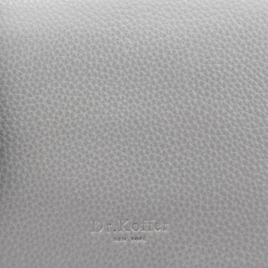 Женская сумка Dr.Koffer из натуральной кожи серая