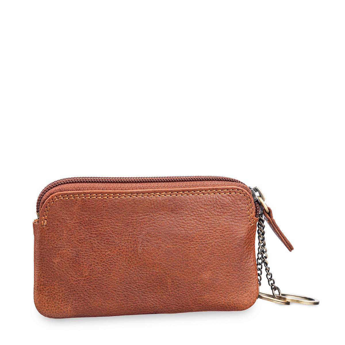 Ключница Dr.Koffer из натуральной кожи светло-коричневая