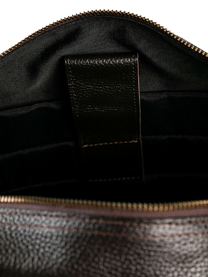 Дорожная сумка Dr. Koffer из натуральной кожи коричневая