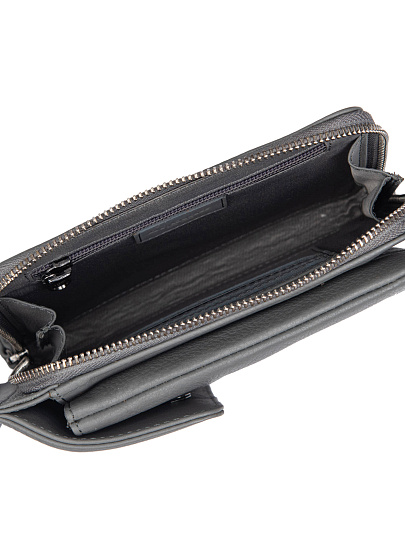 Сумка через плечо Dr.Koffer из натуральной кожи серая