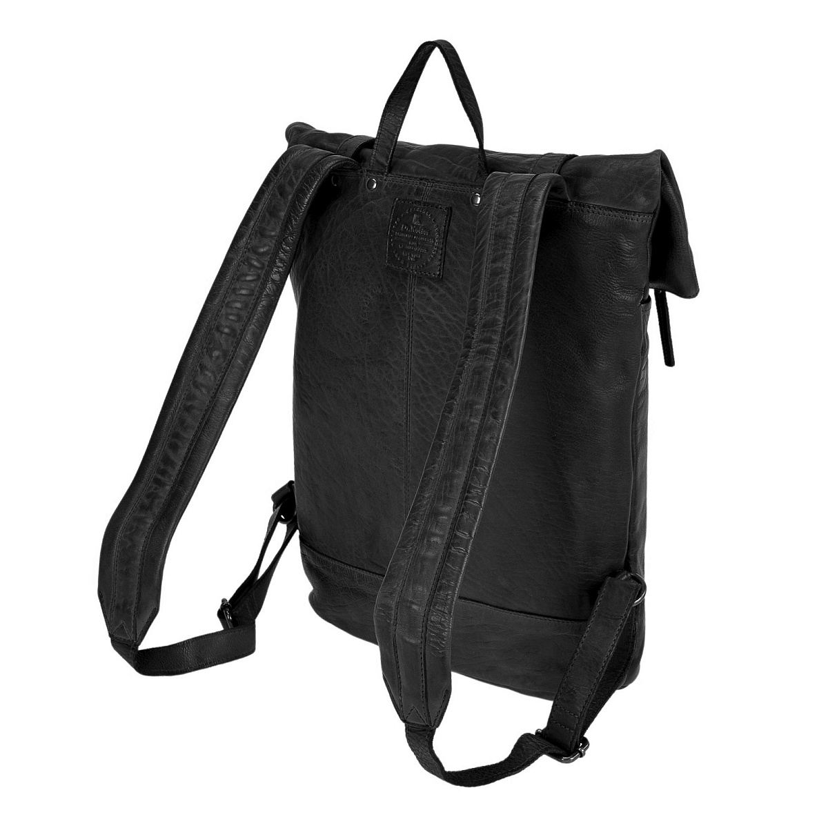 Рюкзак Dr.Koffer из натуральной кожи черный