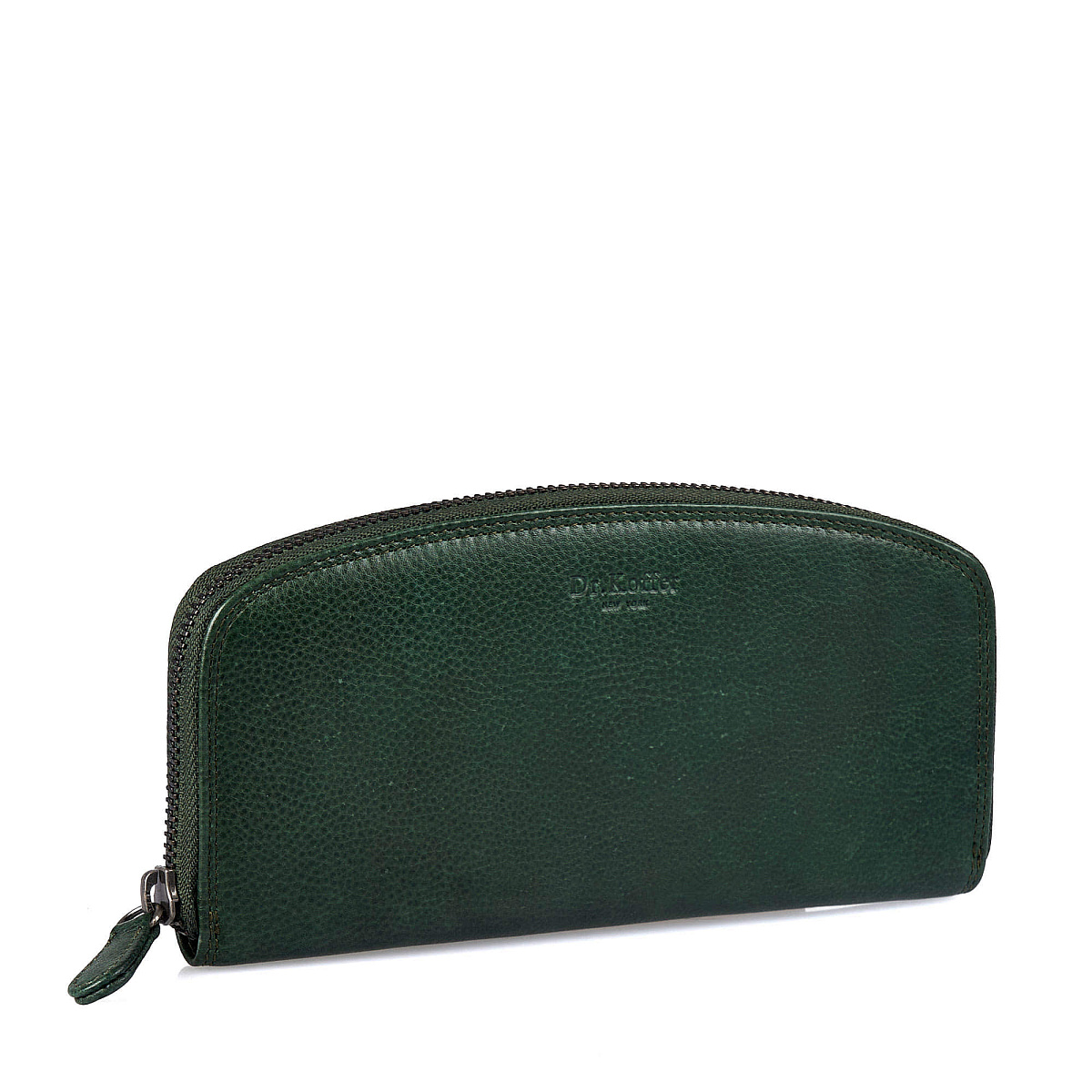 Портмоне Dr.Koffer из натуральной кожи зеленое