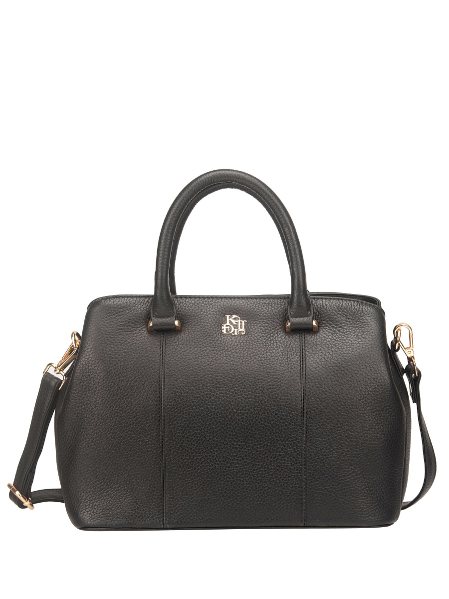 Женская сумка Dr. Koffer из натуральной кожи черная