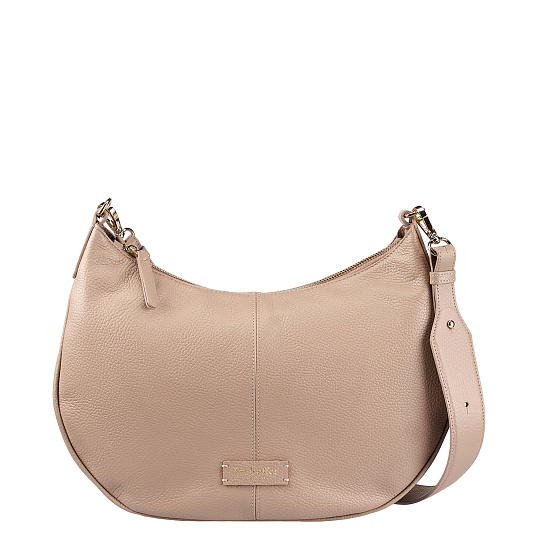 Женская сумка  Dr. Koffer из натуральной кожи бежевая