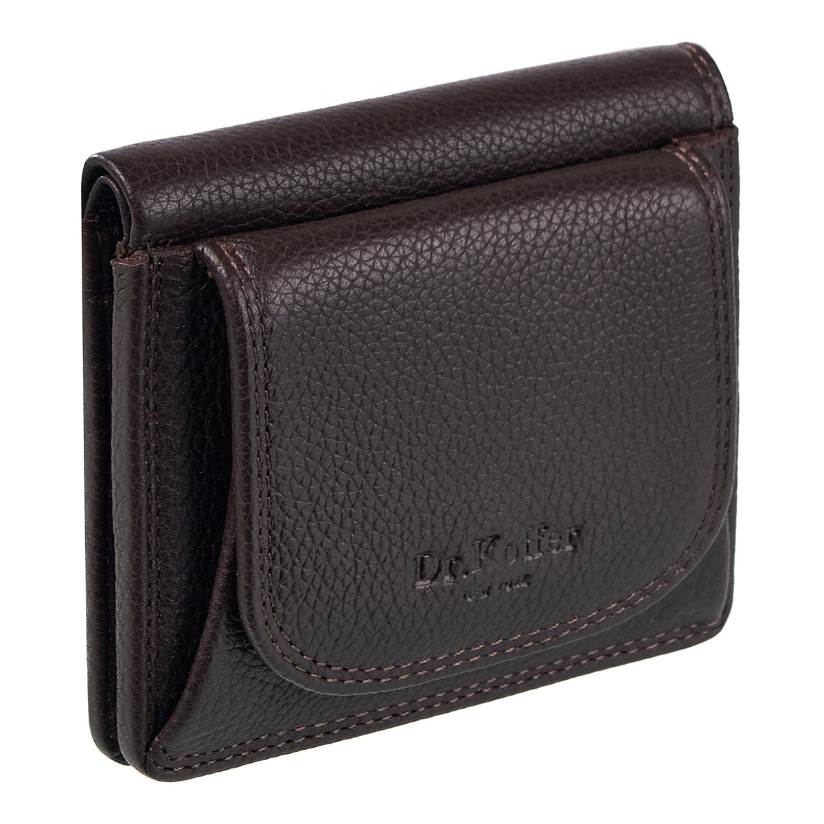Кошелек Dr.Koffer из натуральной кожи коричневый